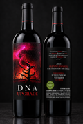 DNA Upgrade Wine Bottle - Front & Back